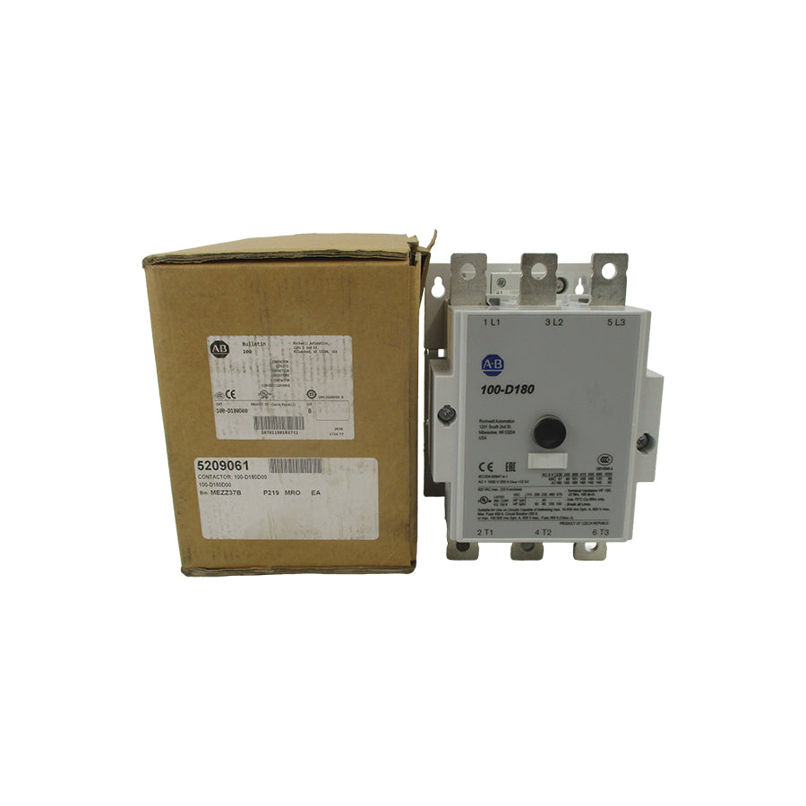 ALLEN BRADLEY 100-D180D00 SER. B 110/120V (BR/WH) NSMP