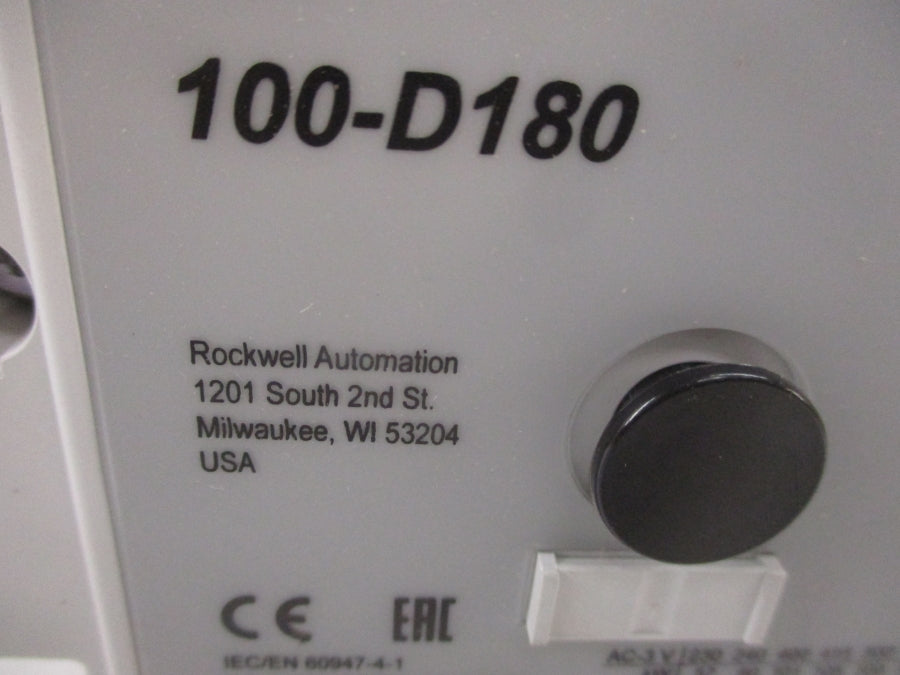 ALLEN BRADLEY 100-D180D00 SER. B 110/120V (BR/WH) NSMP