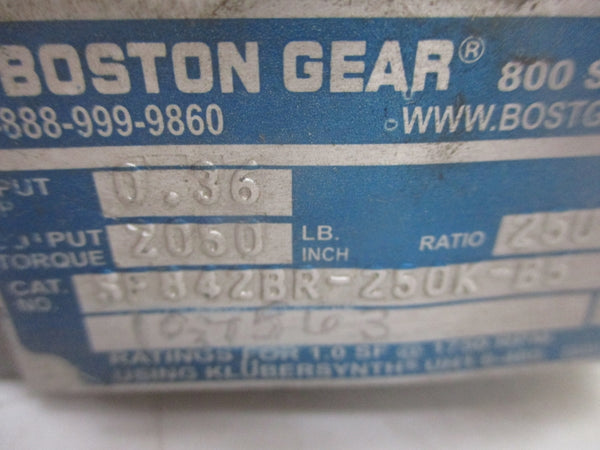 BOSTON GEAR SF842BR-250K-B5 UNMP