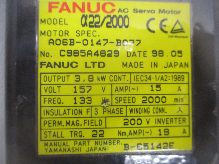 FANUC A06B-0147-B077 157V 15A UNMP