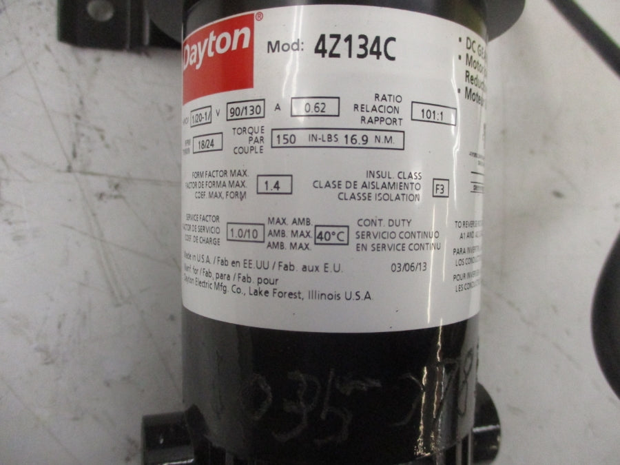 DAYTON 4Z134C 90/130V 0.62A NSMP