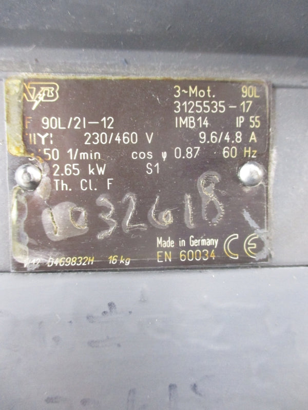 ATB 90L/2I-12 230/460V 9.6/4.8A (AS PICTURED) NSNP