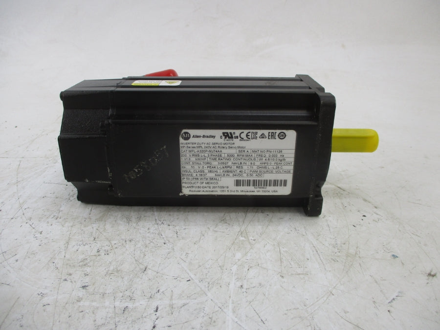 INDUSTRIAL SPARE PART MPL-A320P-MJ74AA SER. A 230V 9.0A NSMP