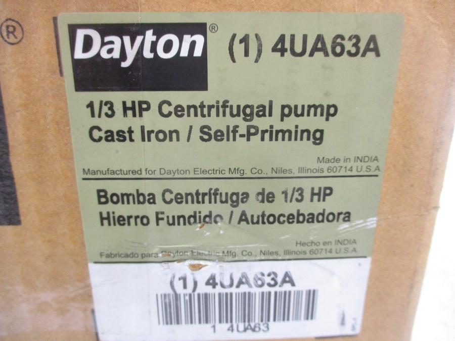 DAYTON 4UA63A PPLTAA21SAG 115/230V 7.5/3.8A NSMP