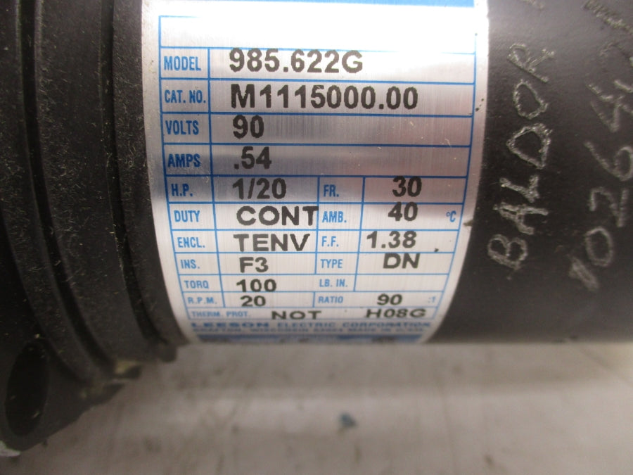 LEESON 984.622G M1115000.00 90V 0.54A UNMP