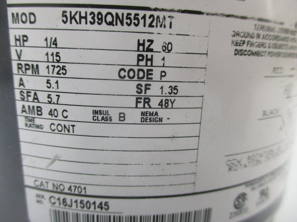 MARATHON 4701 5KH39QN5512MT 115V NSNP