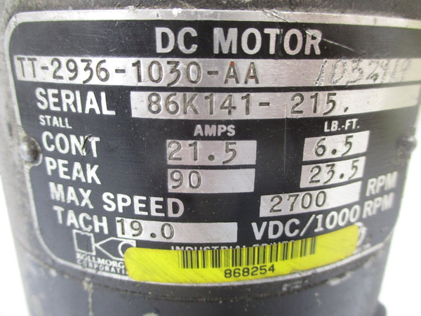 KOLLMORGEN TT-2936-1030-AA 19.0VDC 21.5A (AS PICTURED) UNMP