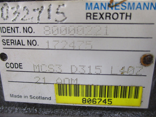 REXROTH 80000221 UNMP