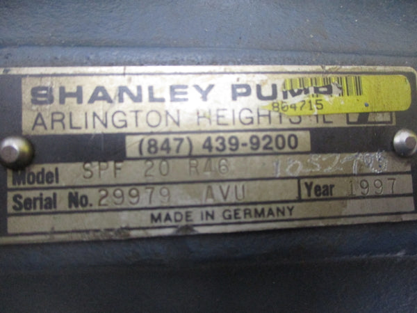 SHANLEY SPF 20 R46 UNMP