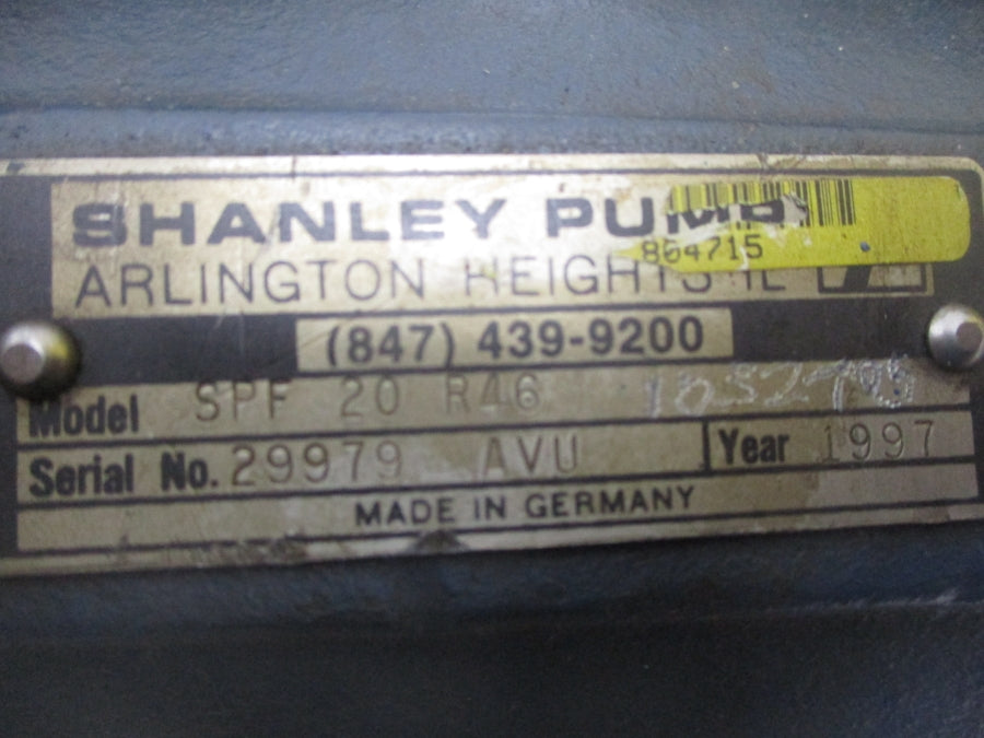 SHANLEY SPF 20 R46 UNMP