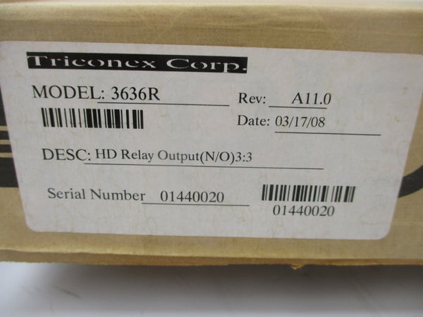 TRICONEX 3636R NSMP