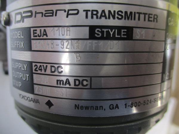 YASKAWA EJA110A-EMS4B-92NB/FF1/D1 24VDC 2300PSI (AS PICTURED) NSMP