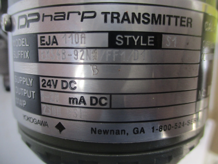YASKAWA EJA110A-EMS4B-92NB/FF1/D1 24VDC 2300PSI (AS PICTURED) NSMP