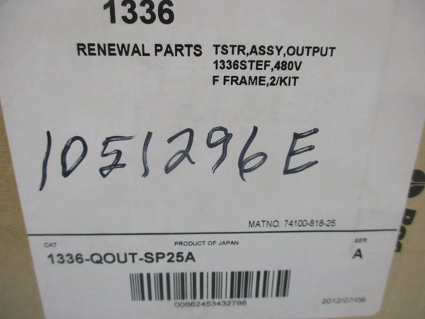 ALLEN BRADLEY 1336-QOUT-SP25A SER. A 480V NSMP