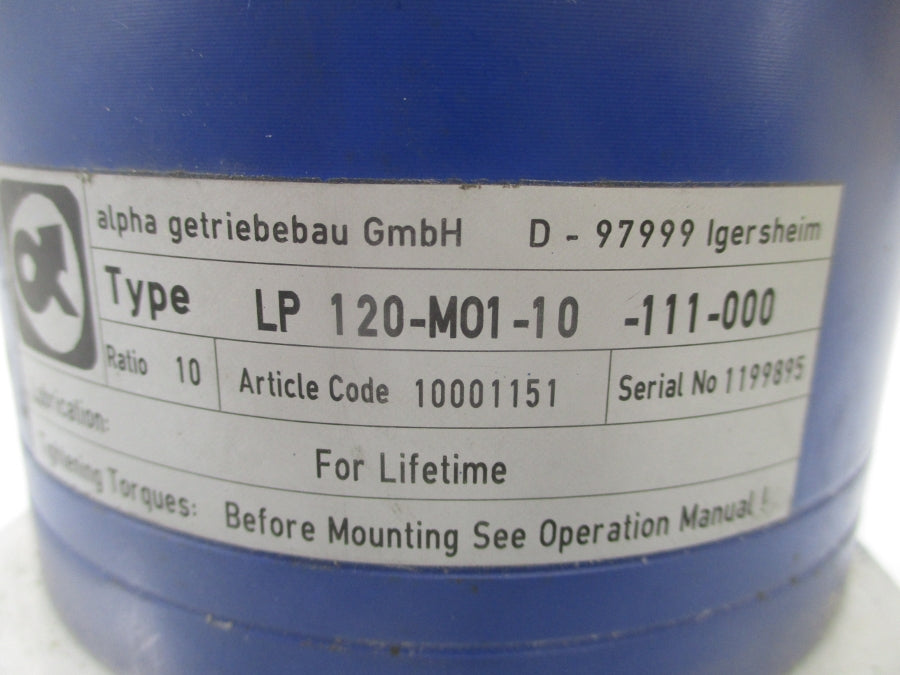 WITTENSTEIN LP 120-M01-10-111-000 UNMP