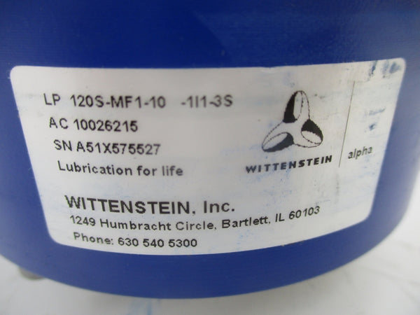 WITTENSTEIN LP 120S-MF1-10-1I1-3S UNMP