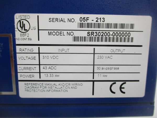 KOLLMORGEN SR30200-000000 310VDC 43A NSMP