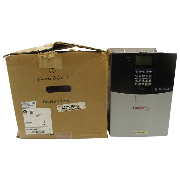 ALLEN BRADLEY 20BD034A3AYNANC0 SER. B 480VAC 34A F/W 9.001 NSMP