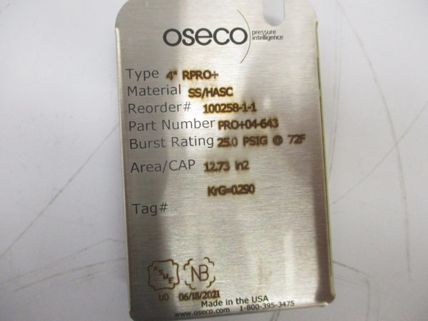 OSECO PRO+04643 25PSI 4" NSMP