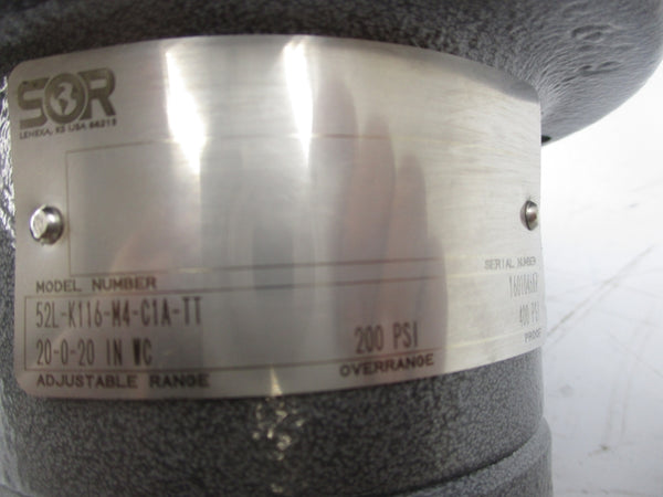 SOR 52L-K116-M4-C1A-TT 20-0-20 200PSI NSNP