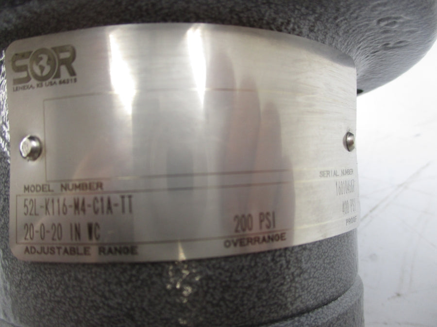 SOR 52L-K116-M4-C1A-TT 20-0-20 200PSI NSNP