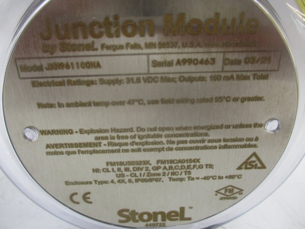STONEL JXM9611C0NA 31.6VDC NSMP