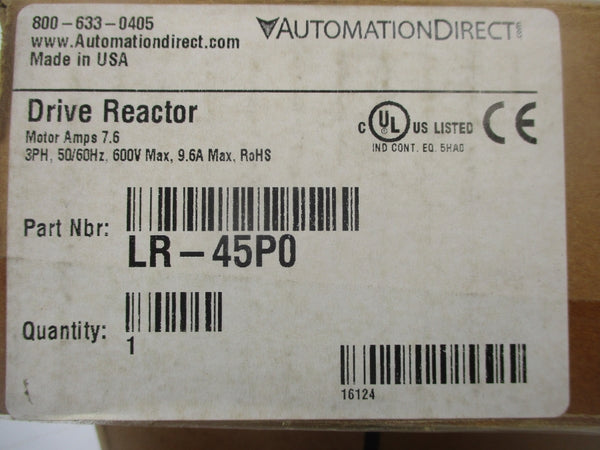 AUTOMATION DIRECT LR-45P0 600V 9.6A NSMP
