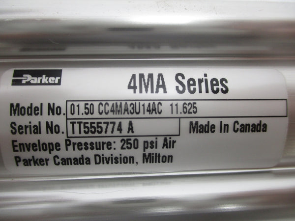 PARKER 01.50 CC4MA3U14AC 11.625 250PSI (AS PICTURED) NSNP