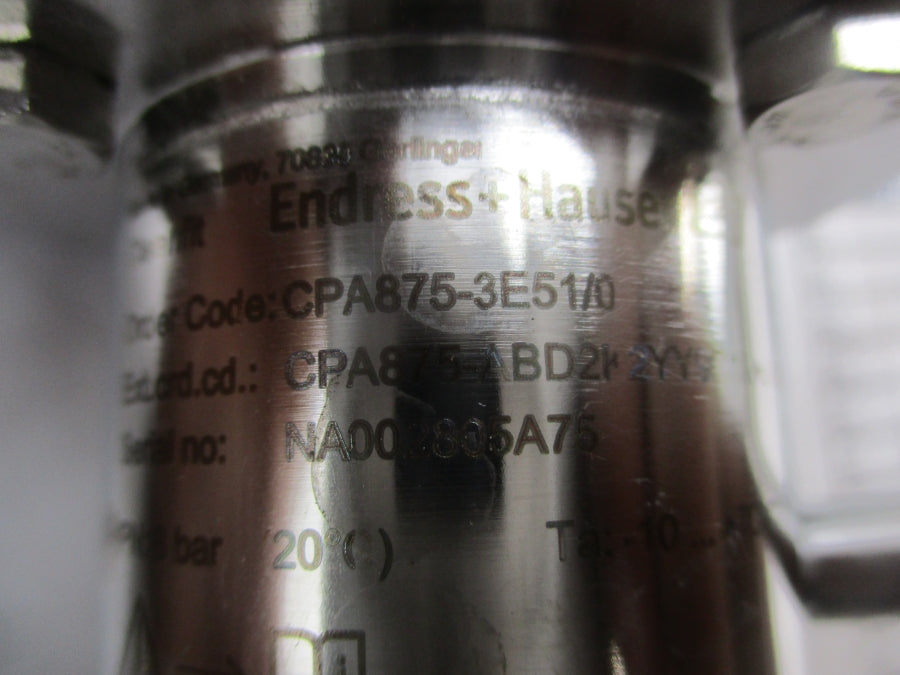 ENDRESS HAUSER CPA875-3E51/0 NSNP