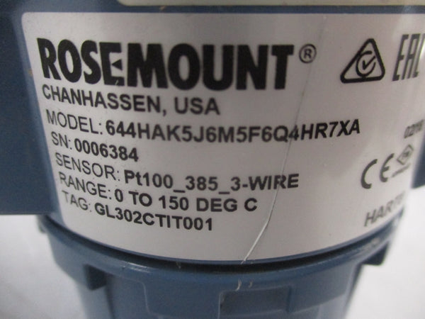 ROSEMOUNT 644HAK5J6M5F6Q4HR7XA NSNP