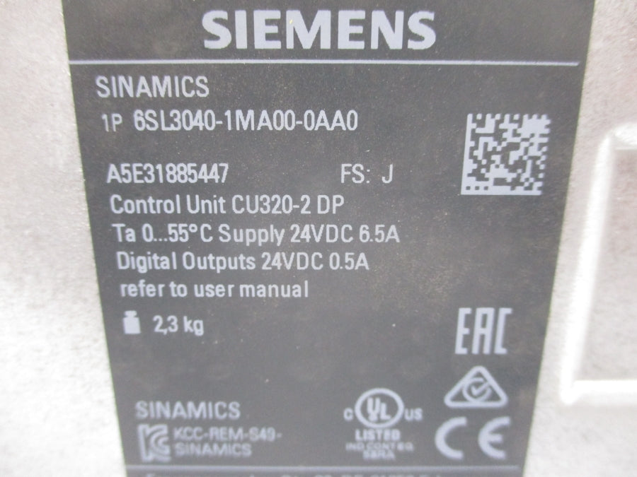 SIEMENS 6SL3040-1MA00-0AA0 24VDC 6.5A NSMP