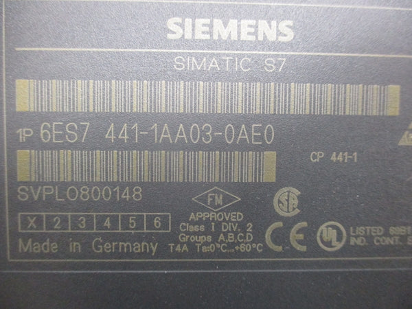SIEMENS 6ES7 441-1AA03-0AE0 NSMP