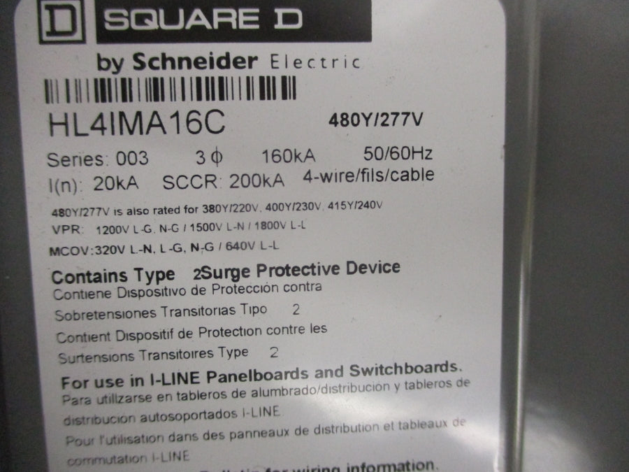SQUARE D HL4IMA16C SER. 3 277V NSNP