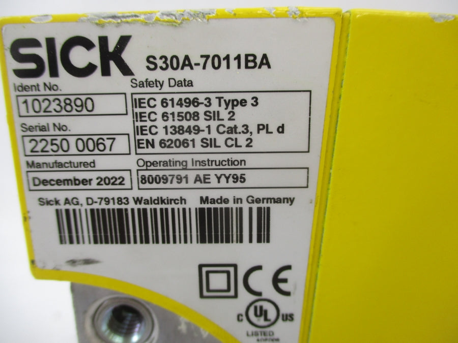 SICK S30A-7011BA 24V UNMP