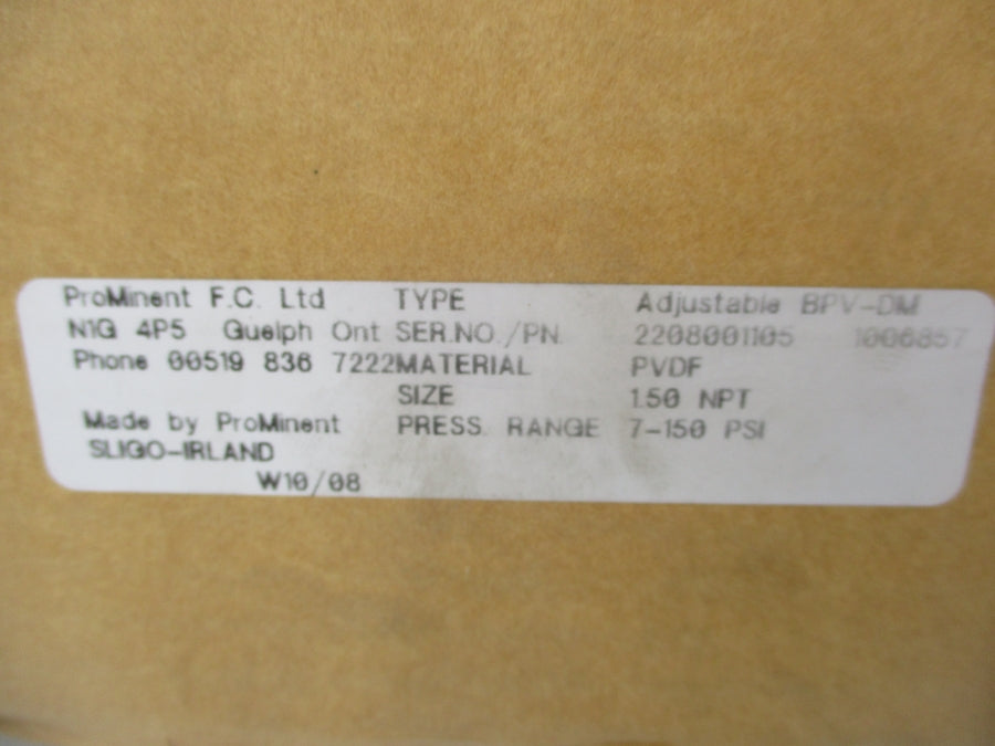 PROMINENT 1006857 7-150PSI NSMP