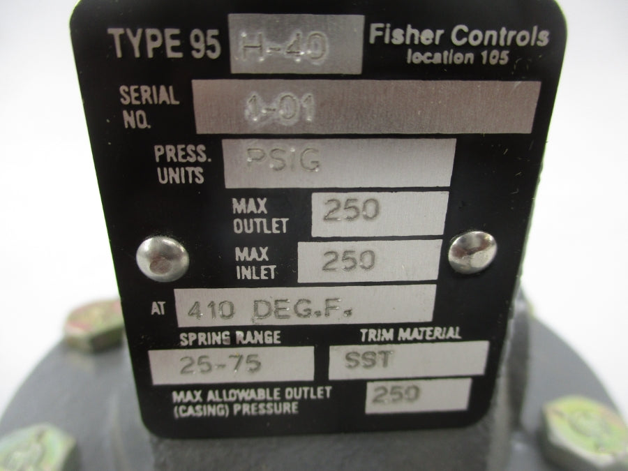 FISHER CONTROLS 95H-40 250PSI NSNP
