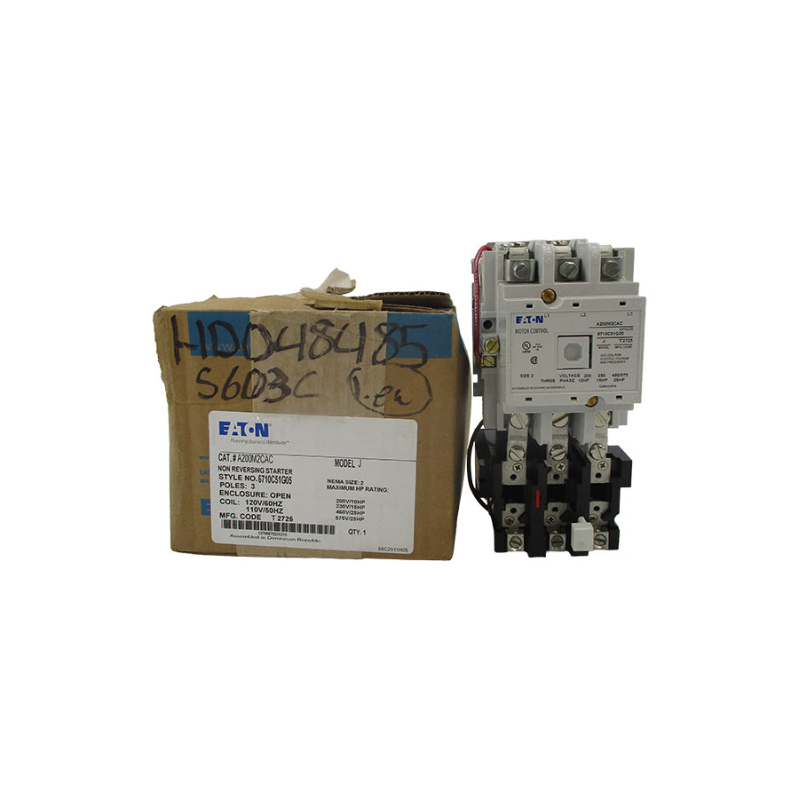EATON A200M2CAC 6710C51G05 110/120V NSMP