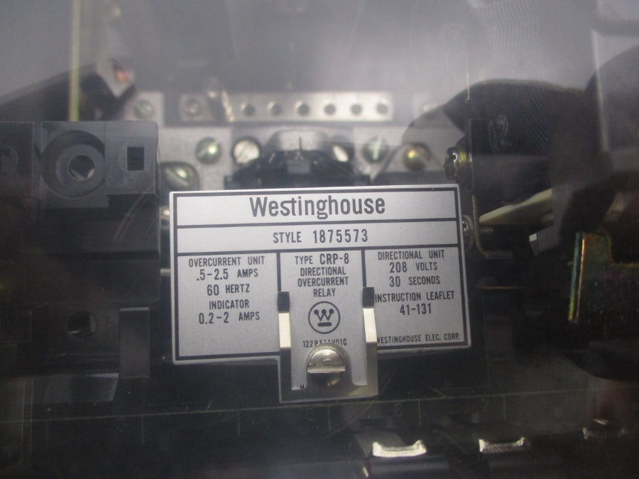 WESTINGHOUSE CRP-8 1875573 208V 0.5-2.5A NSNP
