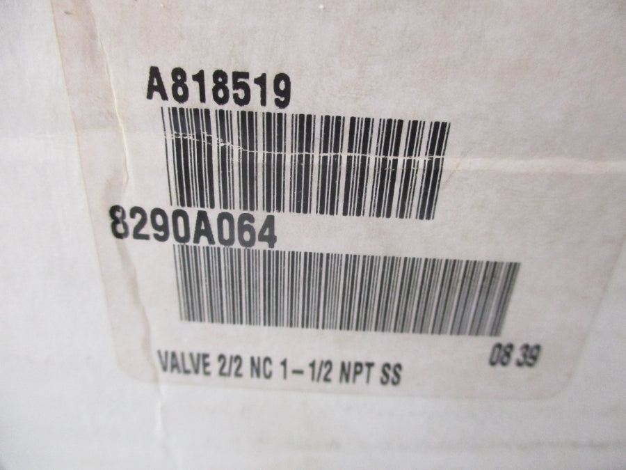 ASCO 8290A064 120PSI 1-1/2" NSMP