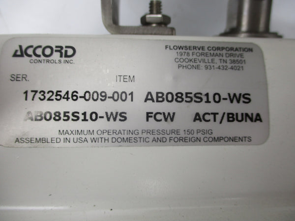 FLOWSERVE F5196666PTP-Z150-CM5162R0 24VDC .12A 150PSI 1-1/2" UNMP