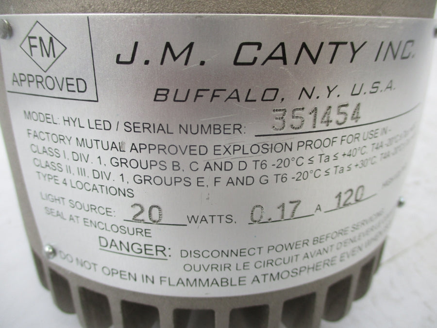 J.M. CANTY HYL LED 120V 0.17A NSNP