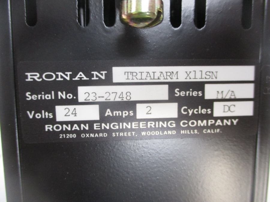 RONAN TRIALARM X11SN 24VDC 2A NSNP