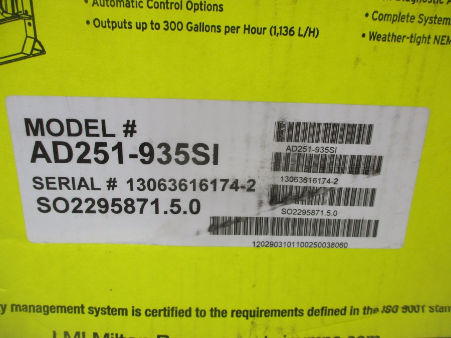 LMI AD251-935SI 110-120V 2.00A 110PSI NSMP