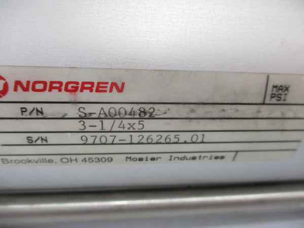 NORGREN S-A00482 3-1/4X5 (AS PICTURED) NSNP