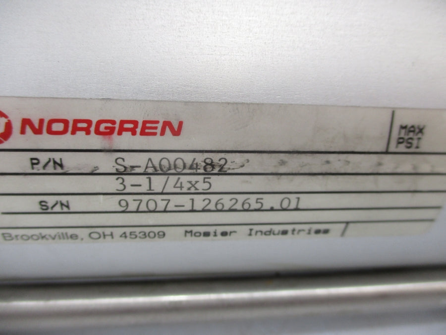 NORGREN S-A00482 3-1/4X5 (AS PICTURED) NSNP