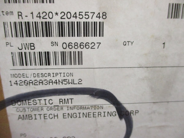EMERSON 1420A2A3A4N5WL2 24VDC NSNP