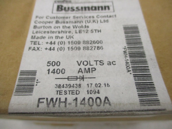 BUSSMAN FWH-1400A 500VAC 1400A NSMP
