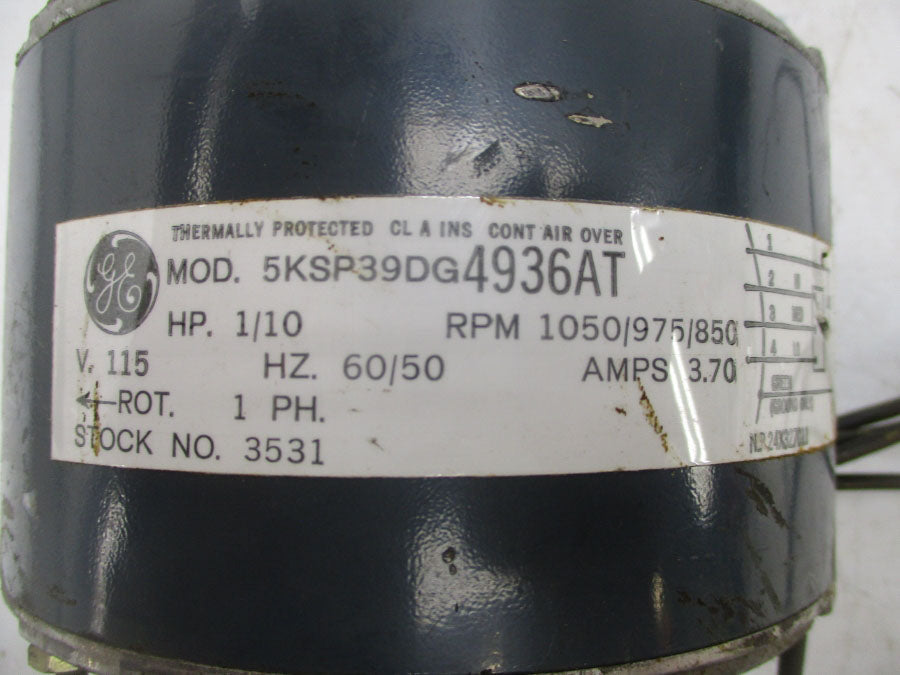 GENERAL ELECTRIC 5KSP39DG4936A1 115V 3.7A UNMP