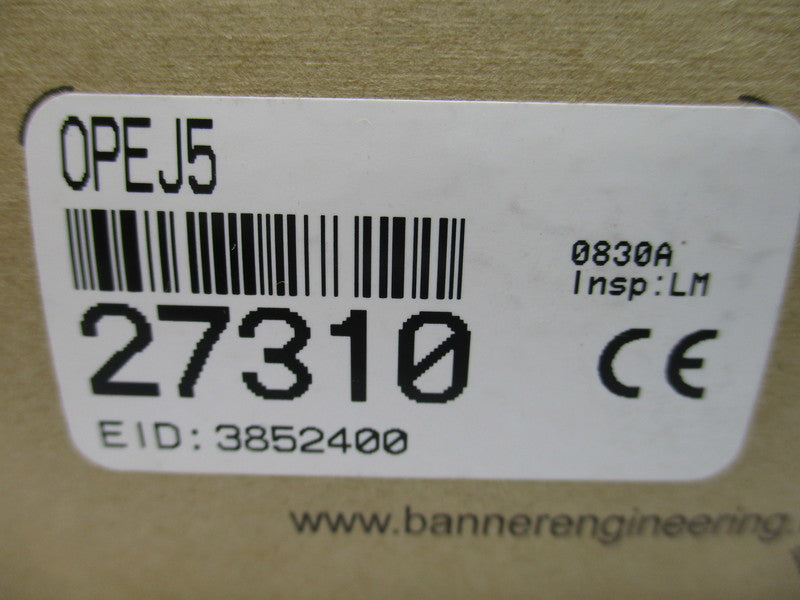 BANNER ENGINEERING OPEJ5 27310 24-250VAC NSMP