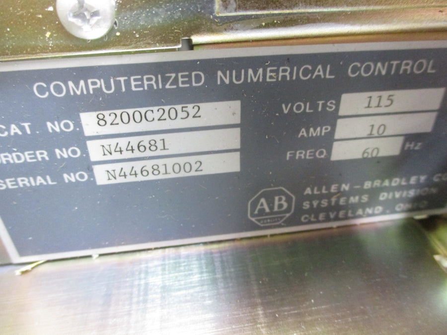 INDUSTRIAL SPARE PART 8200C2052 115V 10A (AS PICTURED) UNMP